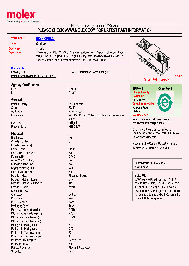 87832-0823_1450423.PDF Datasheet