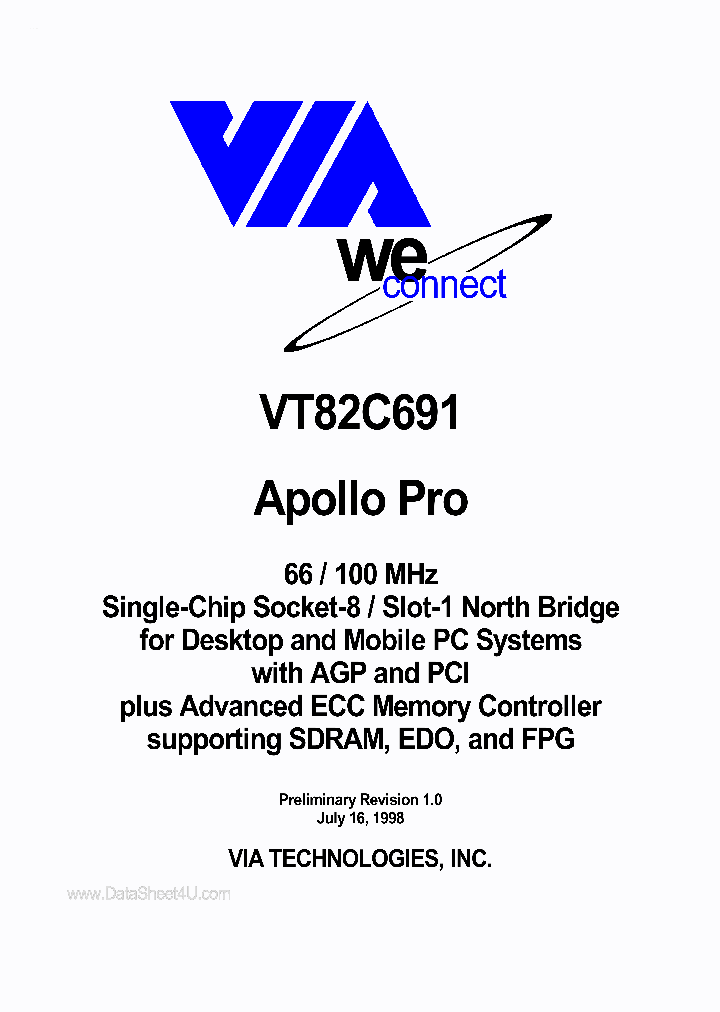 VT82C691_1393036.PDF Datasheet