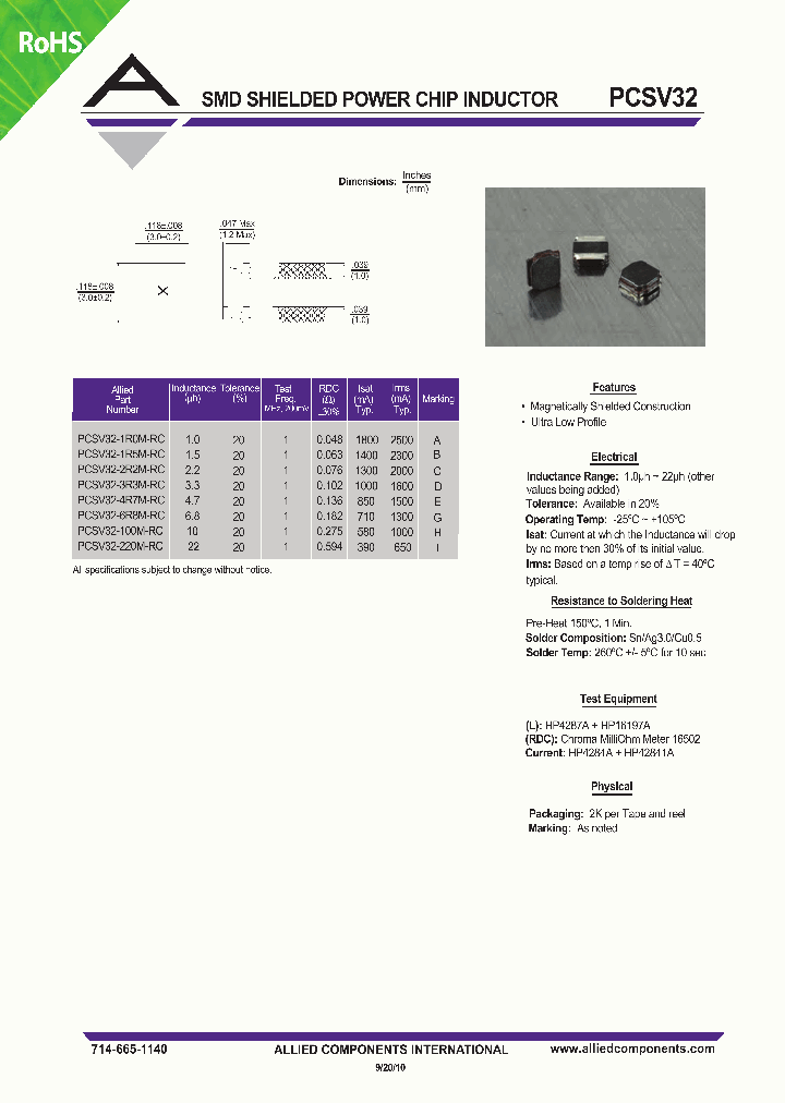 PCSV32-4R7M-RC_1451267.PDF Datasheet