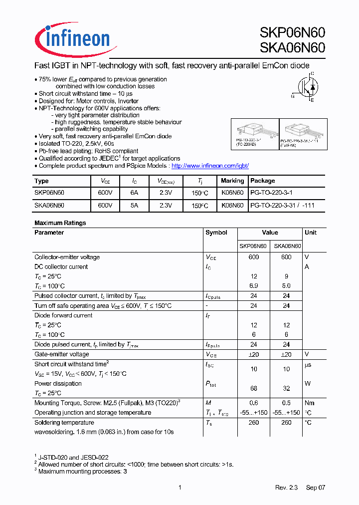 SKP06N6007_1452386.PDF Datasheet