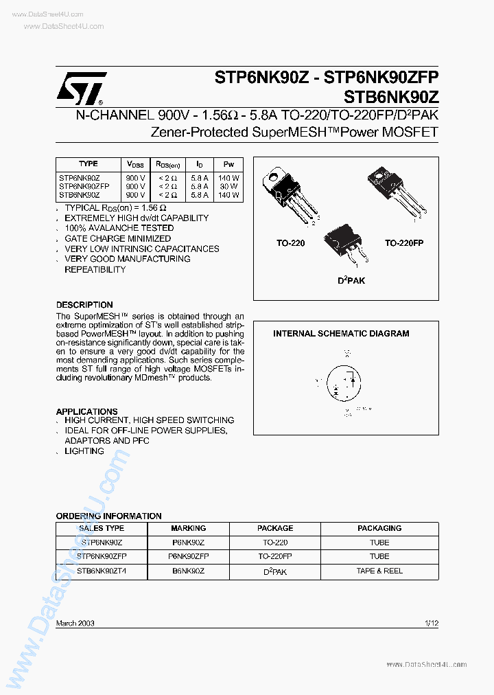 P6NK90Z_1398277.PDF Datasheet