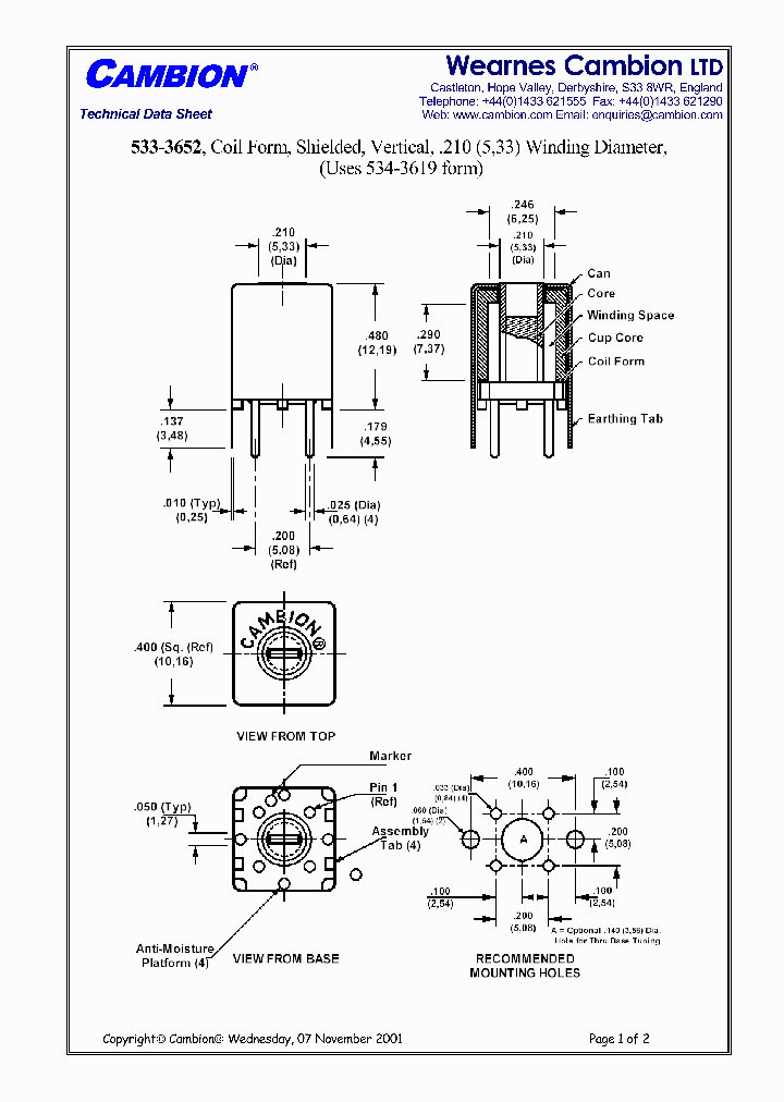 533-3652_1454752.PDF Datasheet