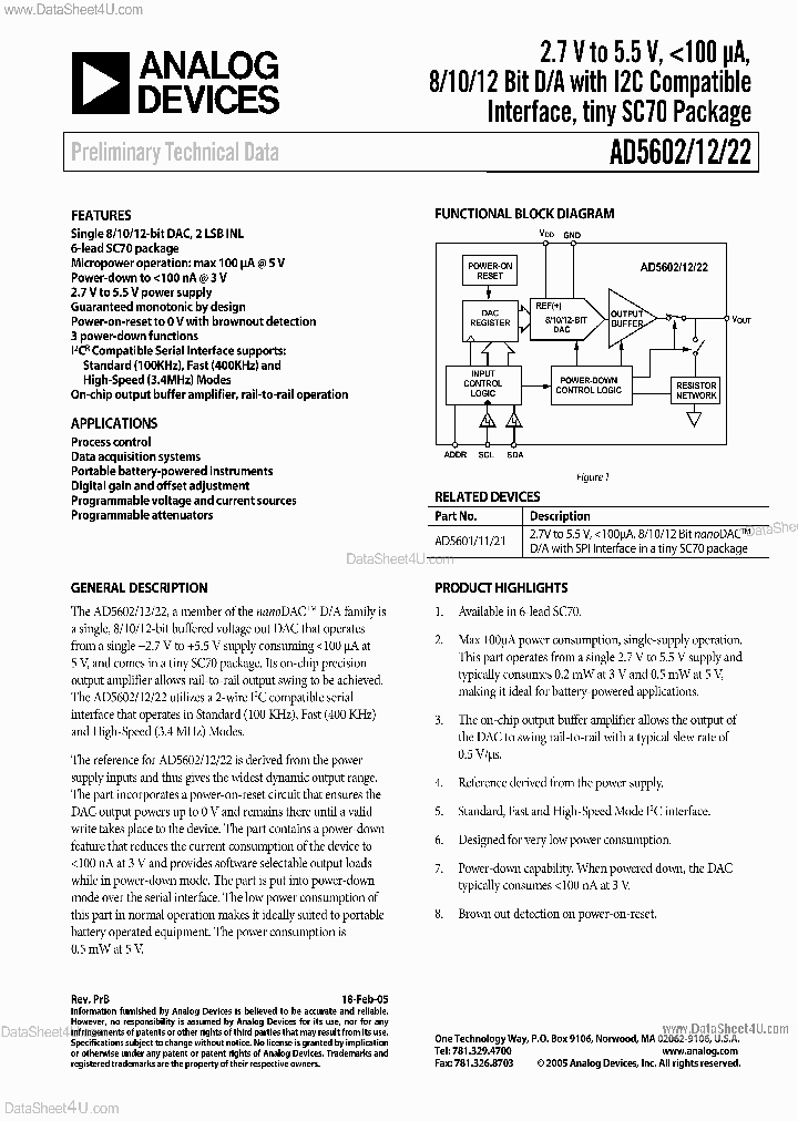 AD5622_1382269.PDF Datasheet