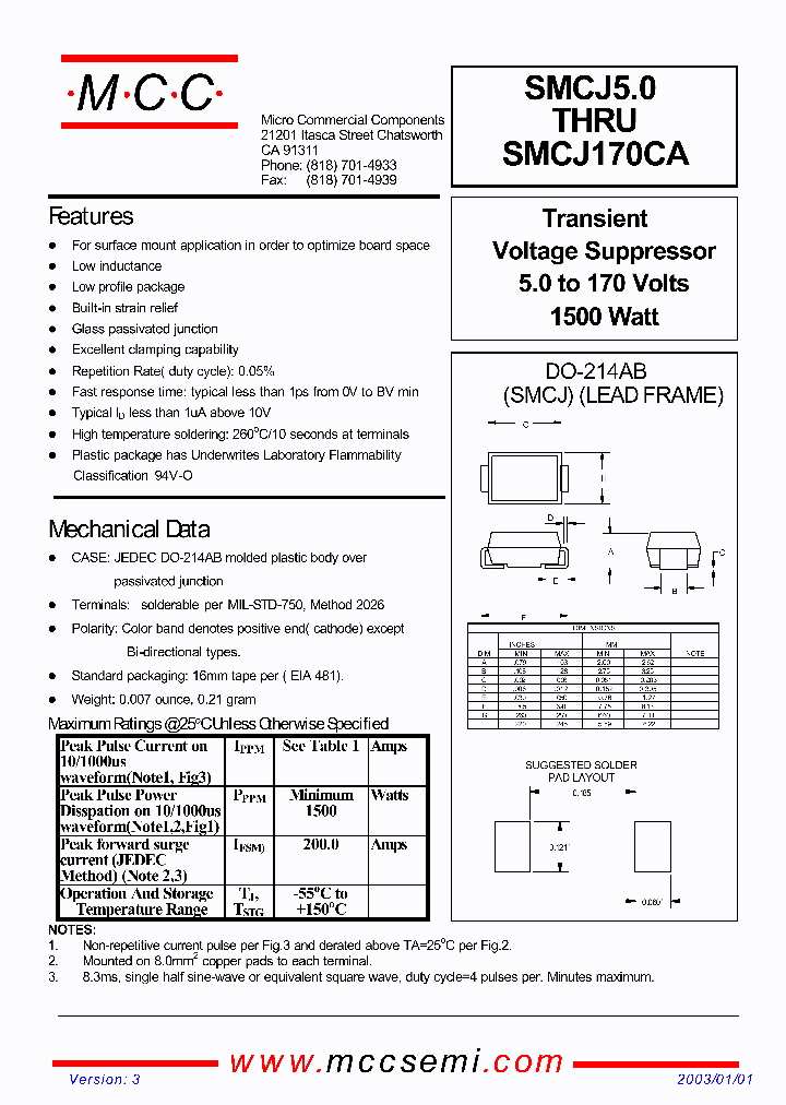 SMCJ75_826286.PDF Datasheet