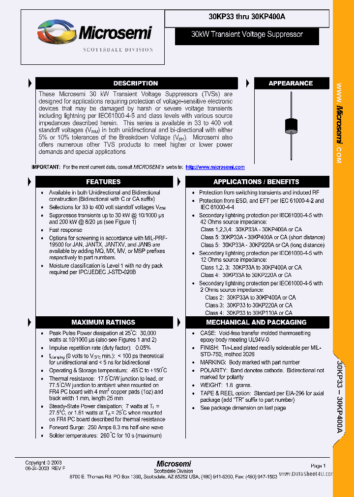 30KPXXX_1422807.PDF Datasheet