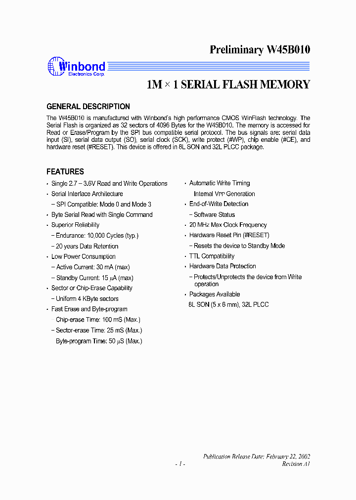 W45B010_1454242.PDF Datasheet