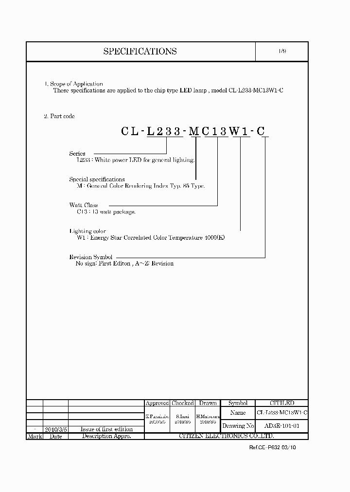 CL-L233-MC13W1-C_1455944.PDF Datasheet