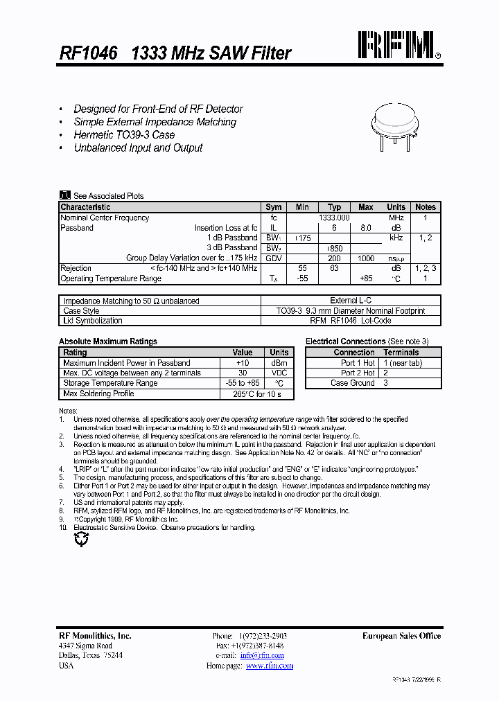 RF1046_827068.PDF Datasheet