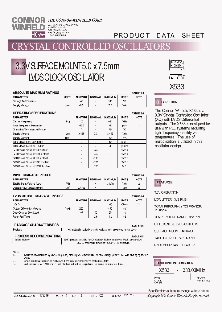 X5333300M_1454988.PDF Datasheet