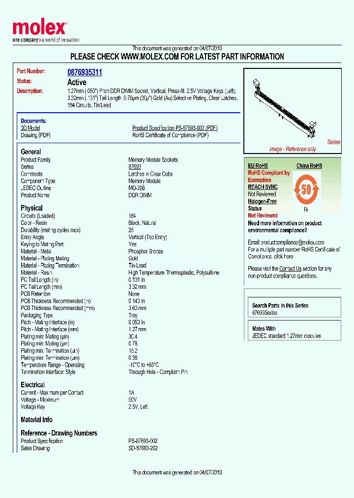 0876935311_1458165.PDF Datasheet