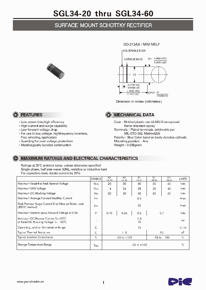 SGL34-30_1457375.PDF Datasheet