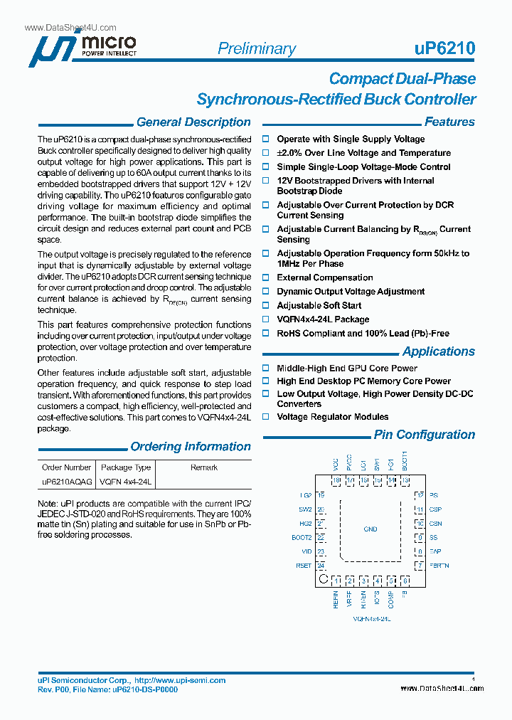 UP6210_1393073.PDF Datasheet