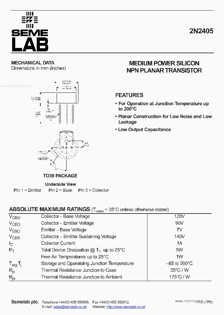 2N2405_1413260.PDF Datasheet