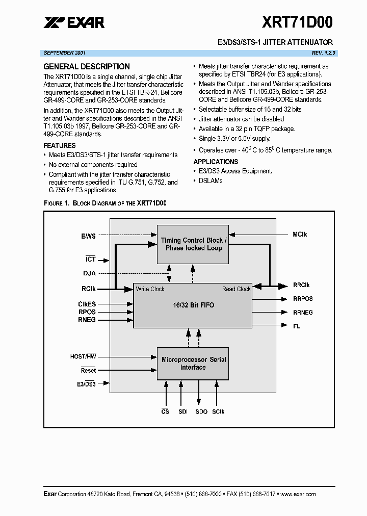 XRT71D0001_1461991.PDF Datasheet