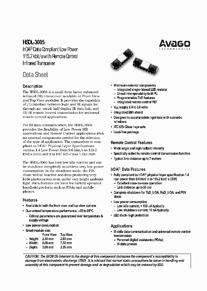 HSDL-3005_831037.PDF Datasheet