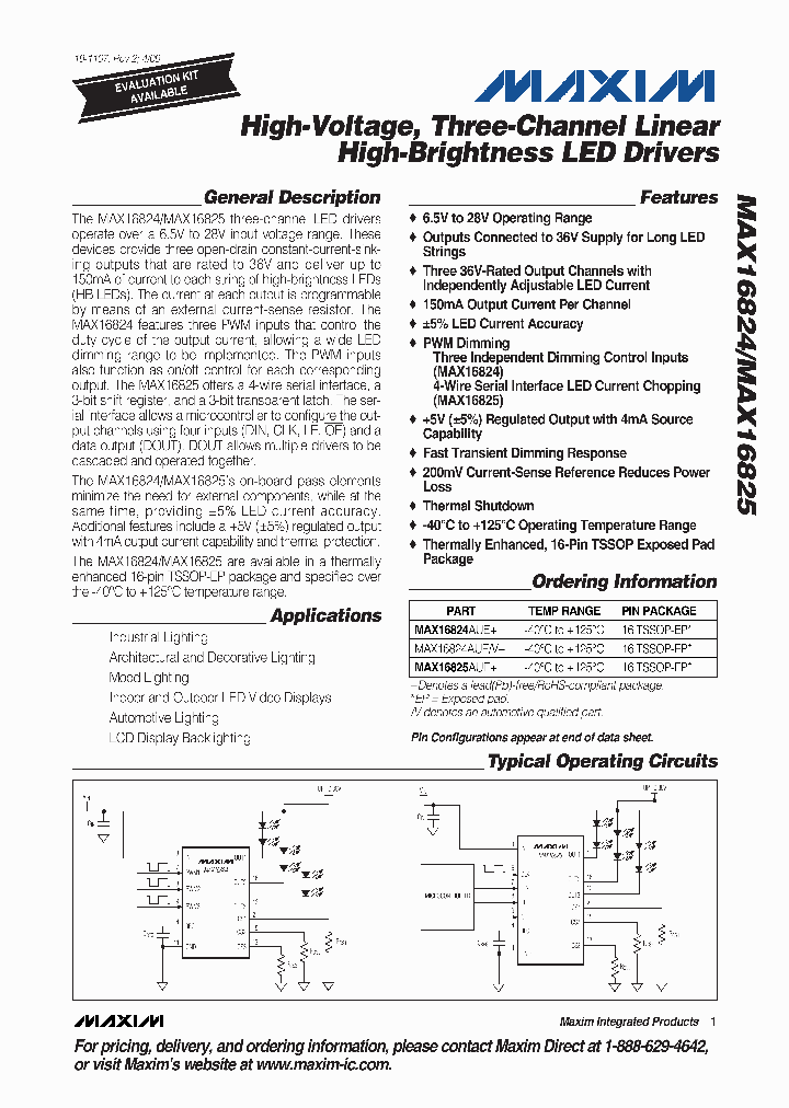 MAX16824AUEVT_831066.PDF Datasheet