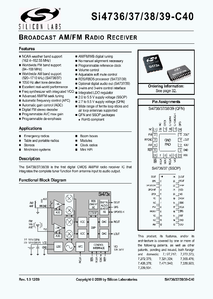 SI4739-C40-GU_834190.PDF Datasheet