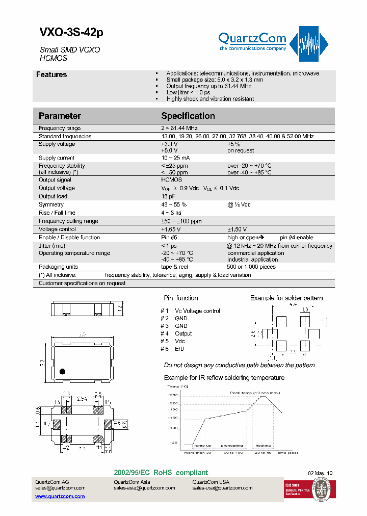 VXO-3S-42P_1473169.PDF Datasheet