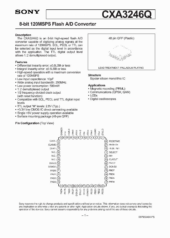 CXA3246Q_1475921.PDF Datasheet