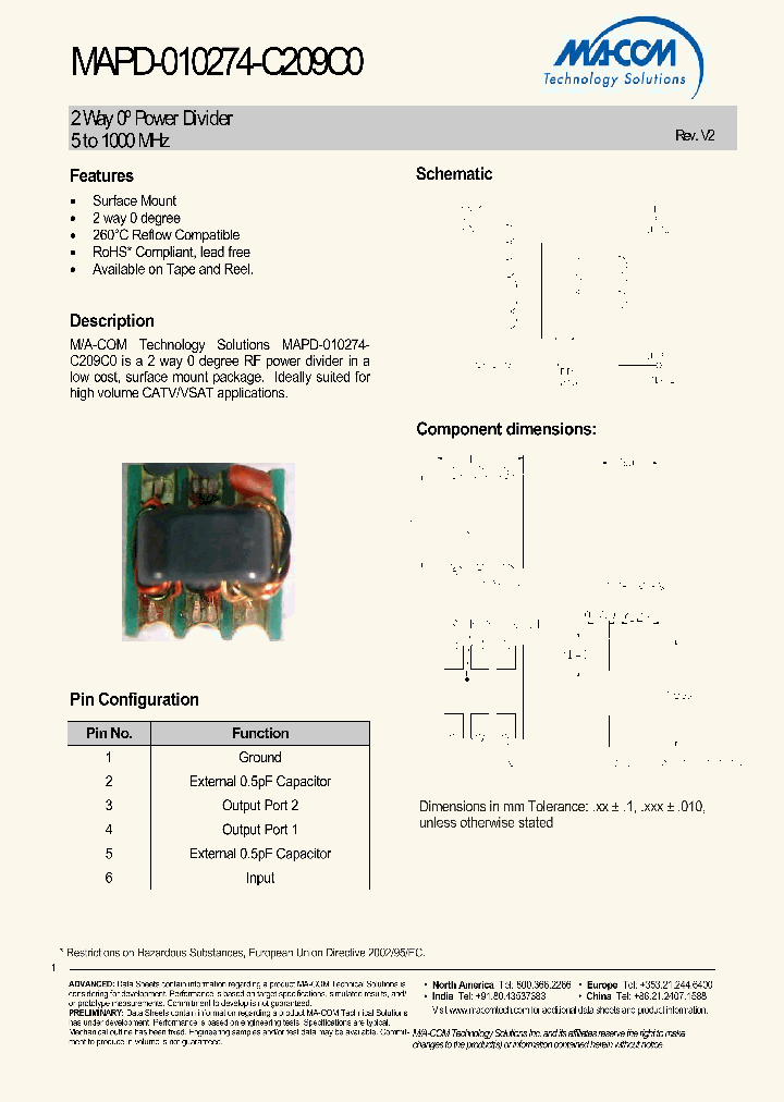 MAPD-010274-C209C0_1480505.PDF Datasheet