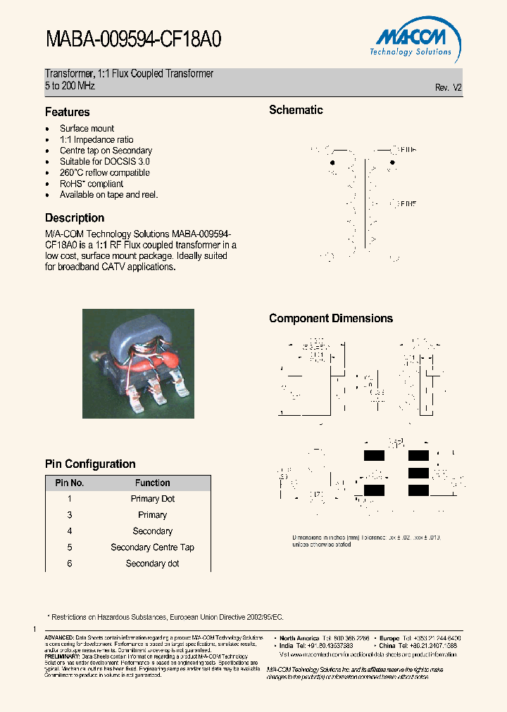 MABA-009594-CF18A0_1481397.PDF Datasheet