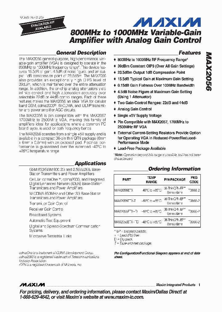 MAX2056_1484431.PDF Datasheet