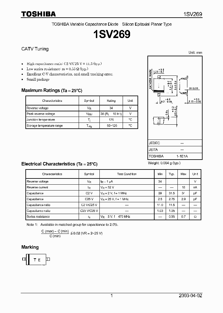 1SV269_1485184.PDF Datasheet