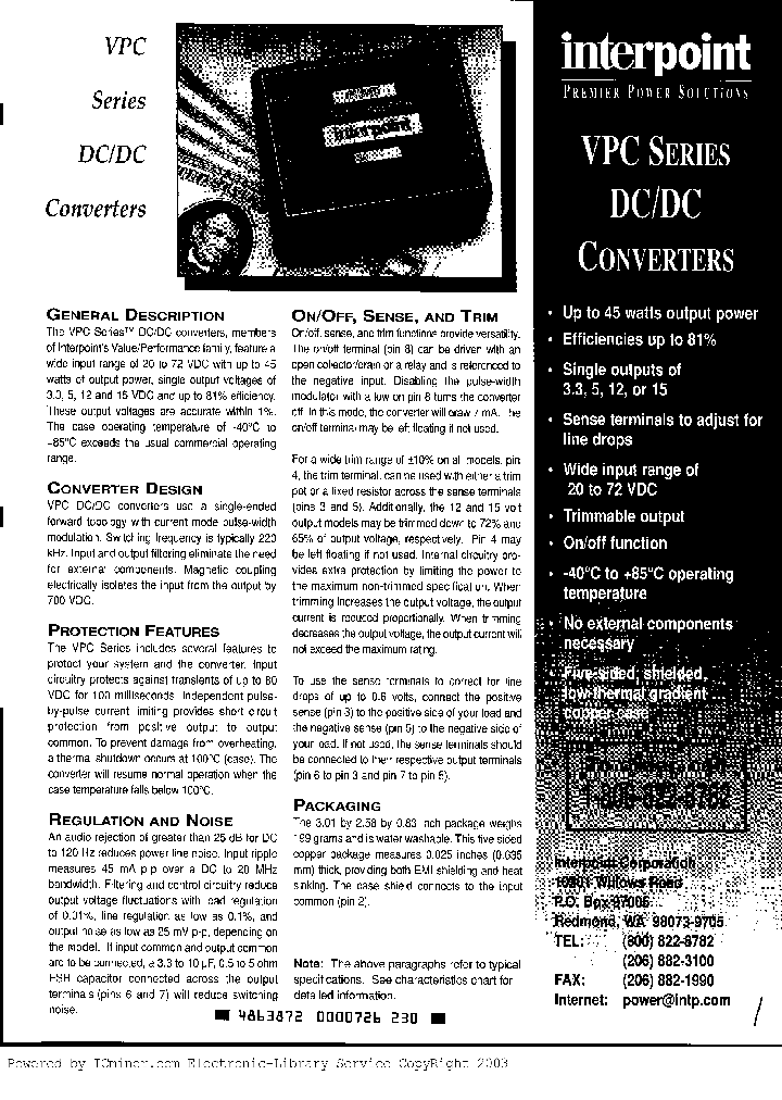 VPB2805SST_840855.PDF Datasheet