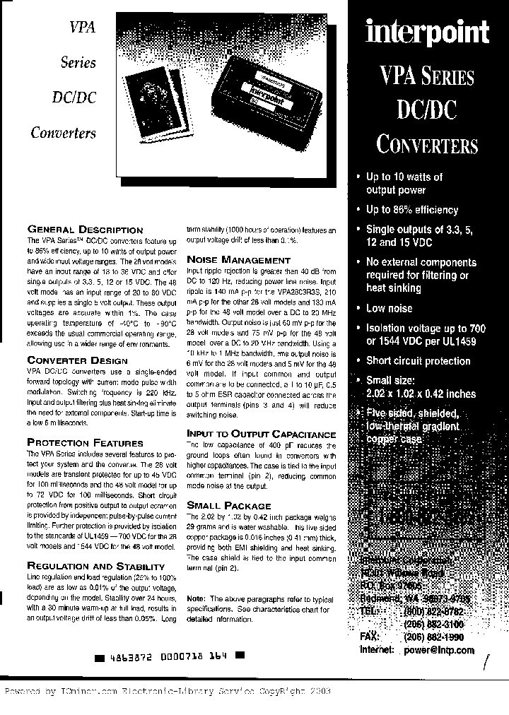 VPA2805SST_840854.PDF Datasheet
