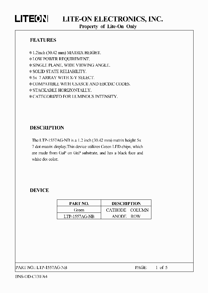 LTP-1557AG-NB_1493873.PDF Datasheet