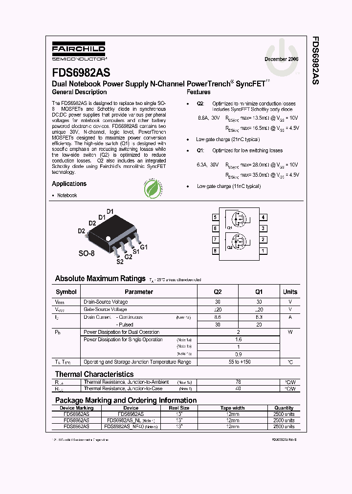 FDS6982ASNF40_1497485.PDF Datasheet