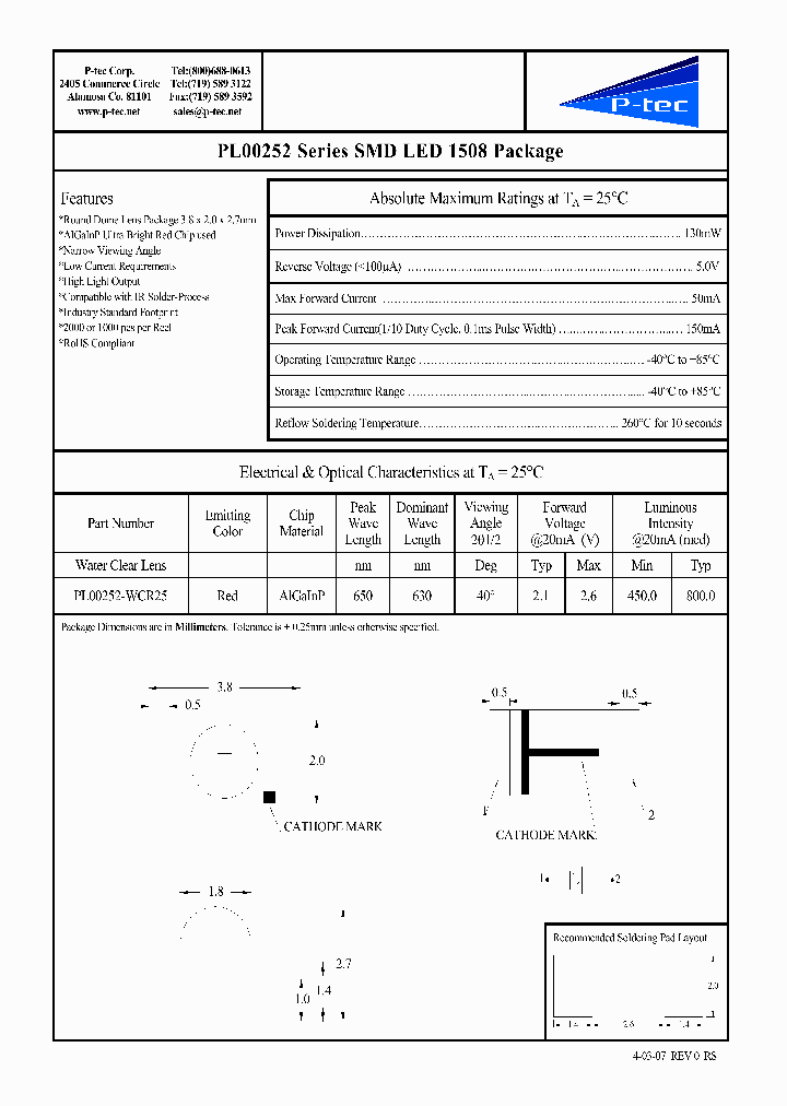 PL00252-WCR25_1498951.PDF Datasheet