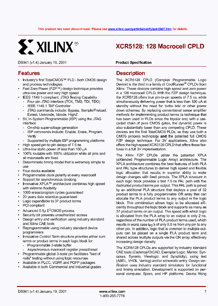 XCR5128-7TQ128C_847136.PDF Datasheet