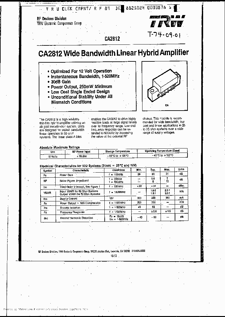 CA2812_849548.PDF Datasheet