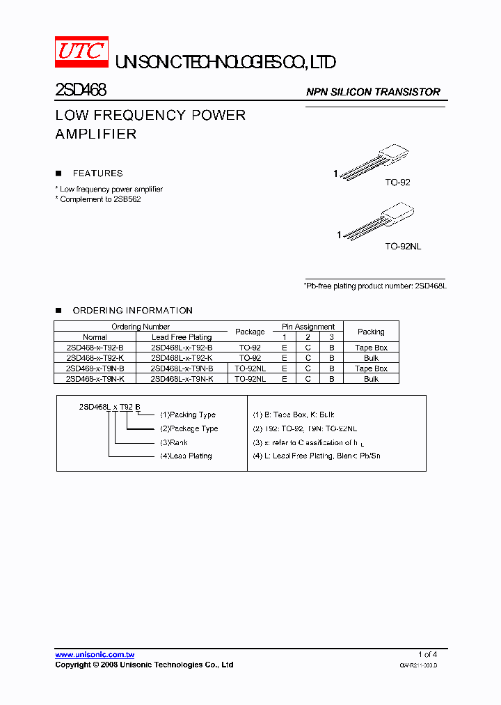 2SD468-X-T9N-B_1505997.PDF Datasheet
