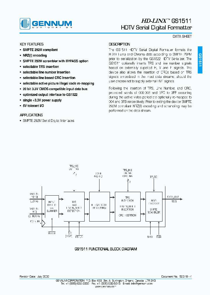 GS1511_851358.PDF Datasheet