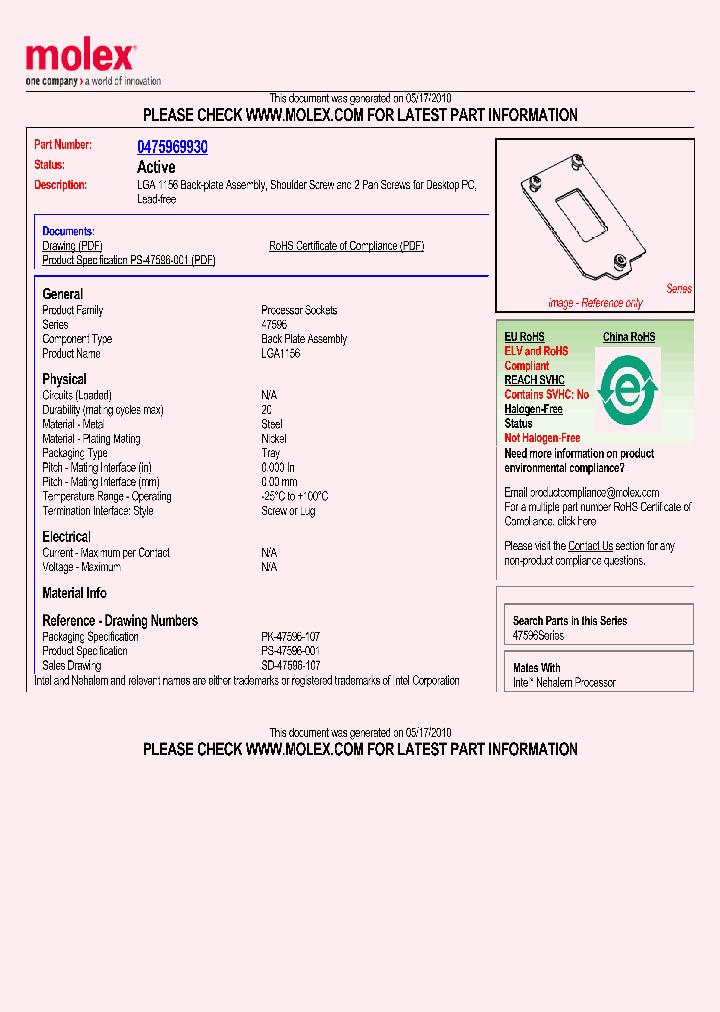 47596-9930_1509949.PDF Datasheet