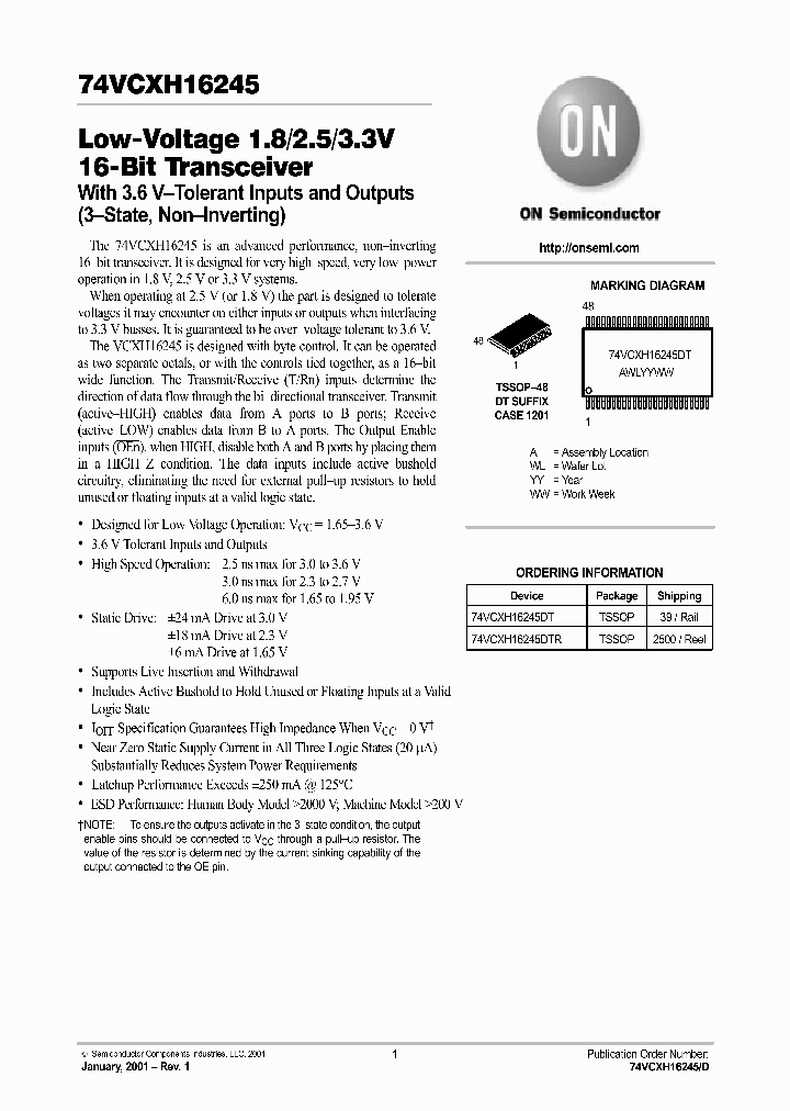 74VCXH16245-D_1516556.PDF Datasheet