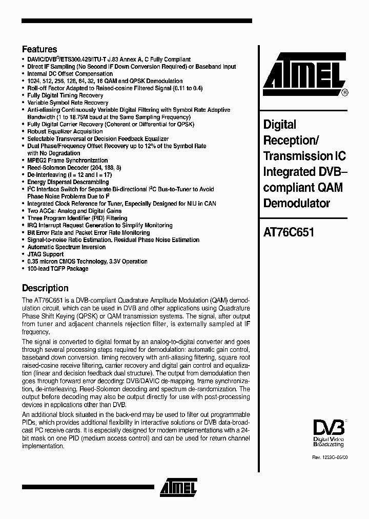 AT76C651_854864.PDF Datasheet
