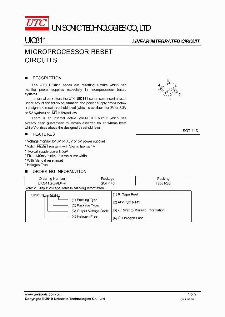 UIC811G-X-AD4-R_1512053.PDF Datasheet