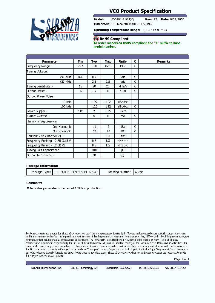 VCO191-810U_1514215.PDF Datasheet