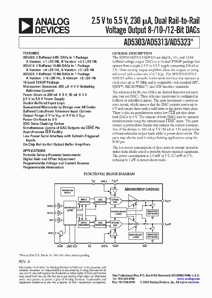 AD5303ARU_1522626.PDF Datasheet