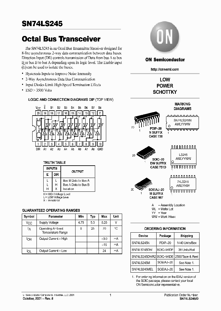 SN74LS245-D_1516575.PDF Datasheet