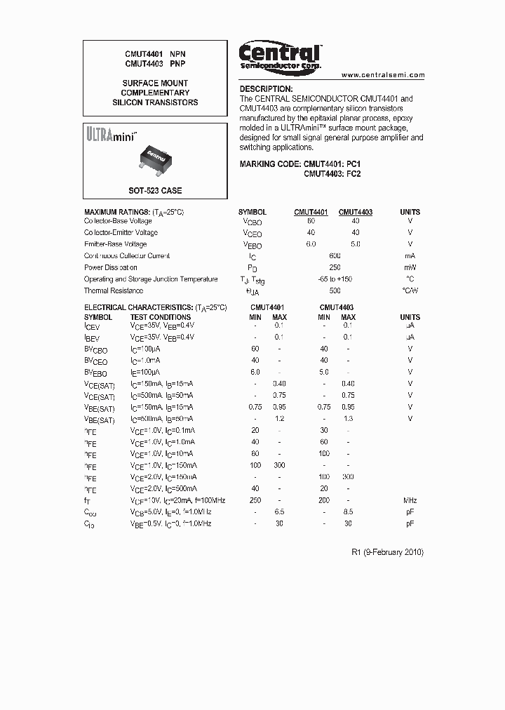 CMUT4401_1518057.PDF Datasheet