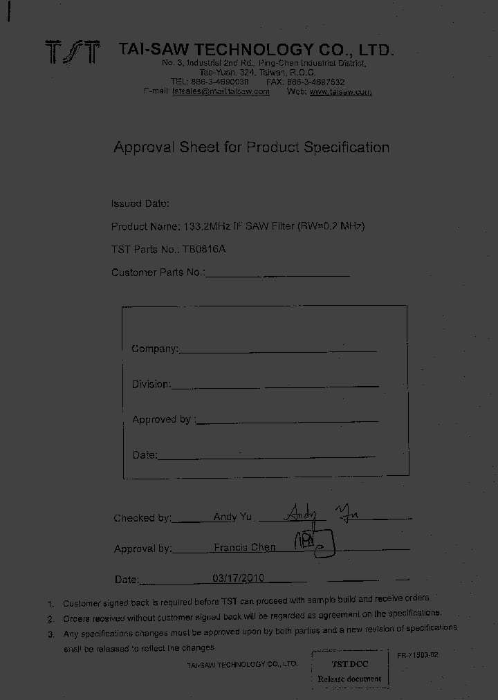 TB0816A_1529769.PDF Datasheet