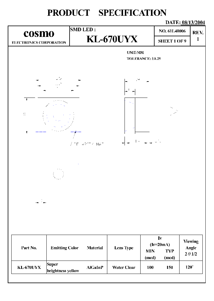 KL670UYX_1531170.PDF Datasheet