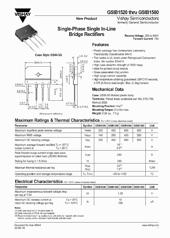 GSIB1560_1534968.PDF Datasheet