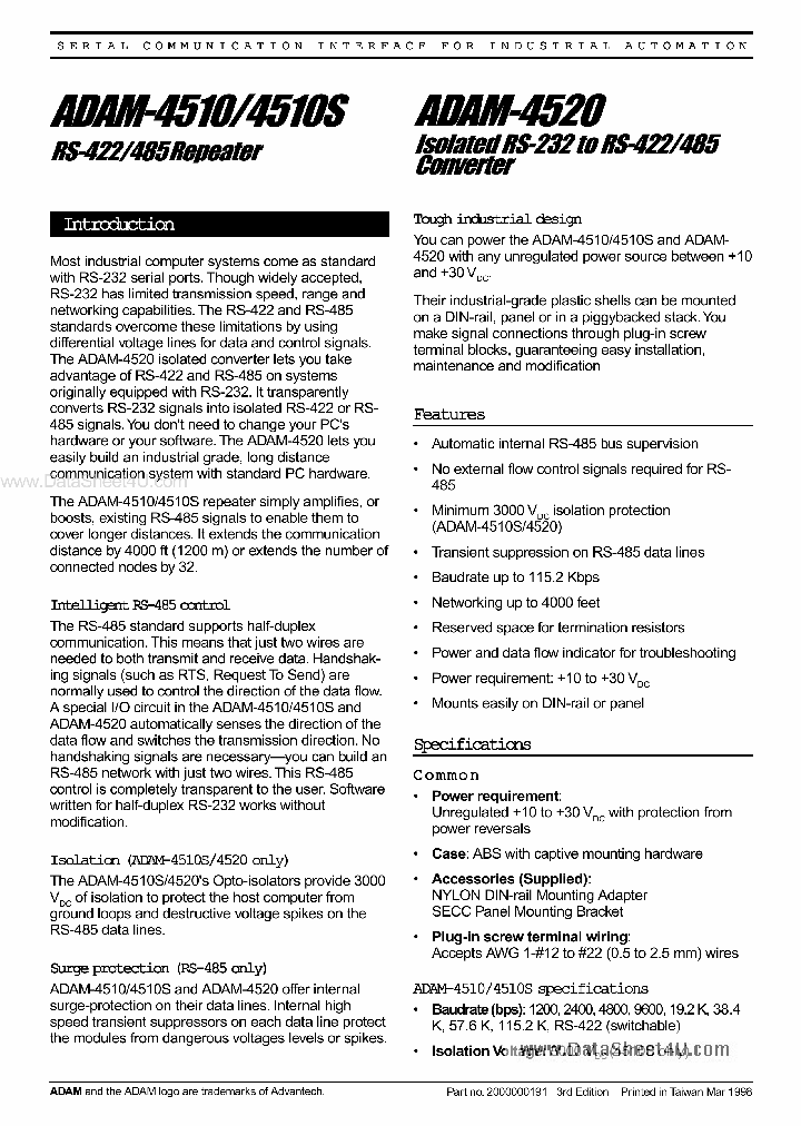 ADAM-4510_1542864.PDF Datasheet