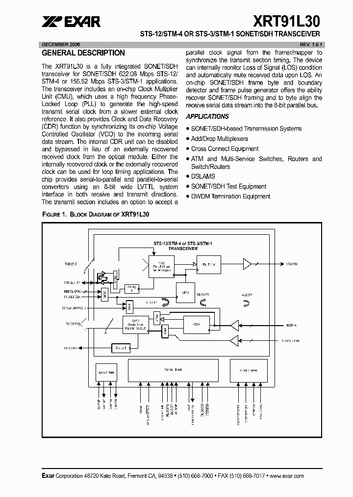 XRT91L300611_1544782.PDF Datasheet