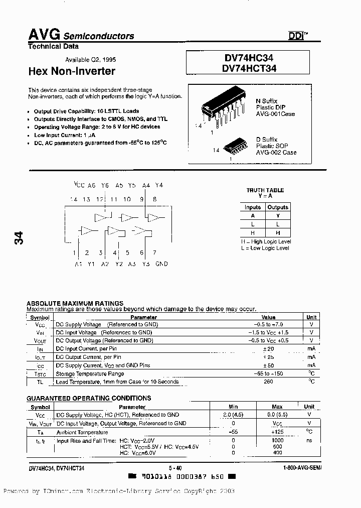 DV74HC34D_863212.PDF Datasheet